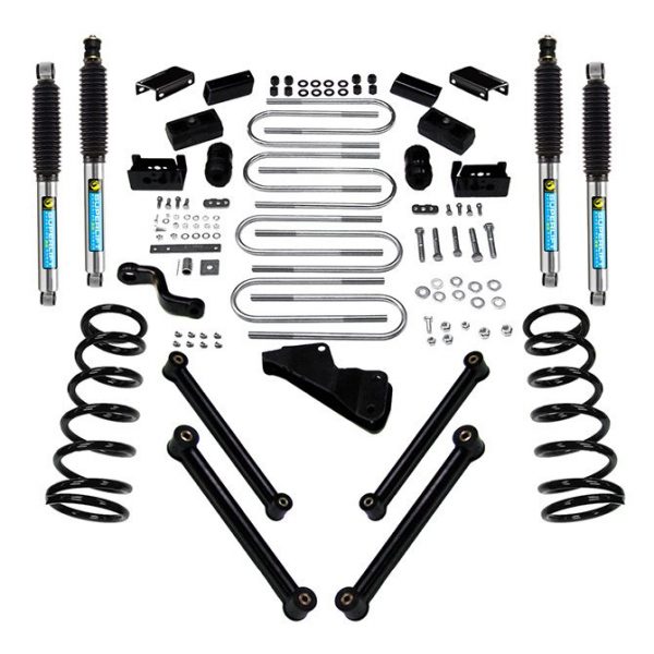 SuperLift 4″ Lift Kit with Bilstein Shocks For 2010 Dodge Ram 2500 and 2010 Ram 3500 Diesel 4WD