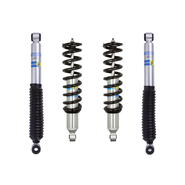 Bilstein 0-3.1″ Front Lift B8 6112 Coilovers, 1-1.5″ Rear Lift B8 5100 Shocks for 1998-2004 Toyota Tacoma 2WD