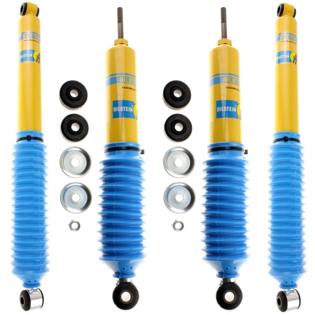 Bilstein 4600 Front & Rear Shocks for 8097 FORD F350 RWD (Single Rear