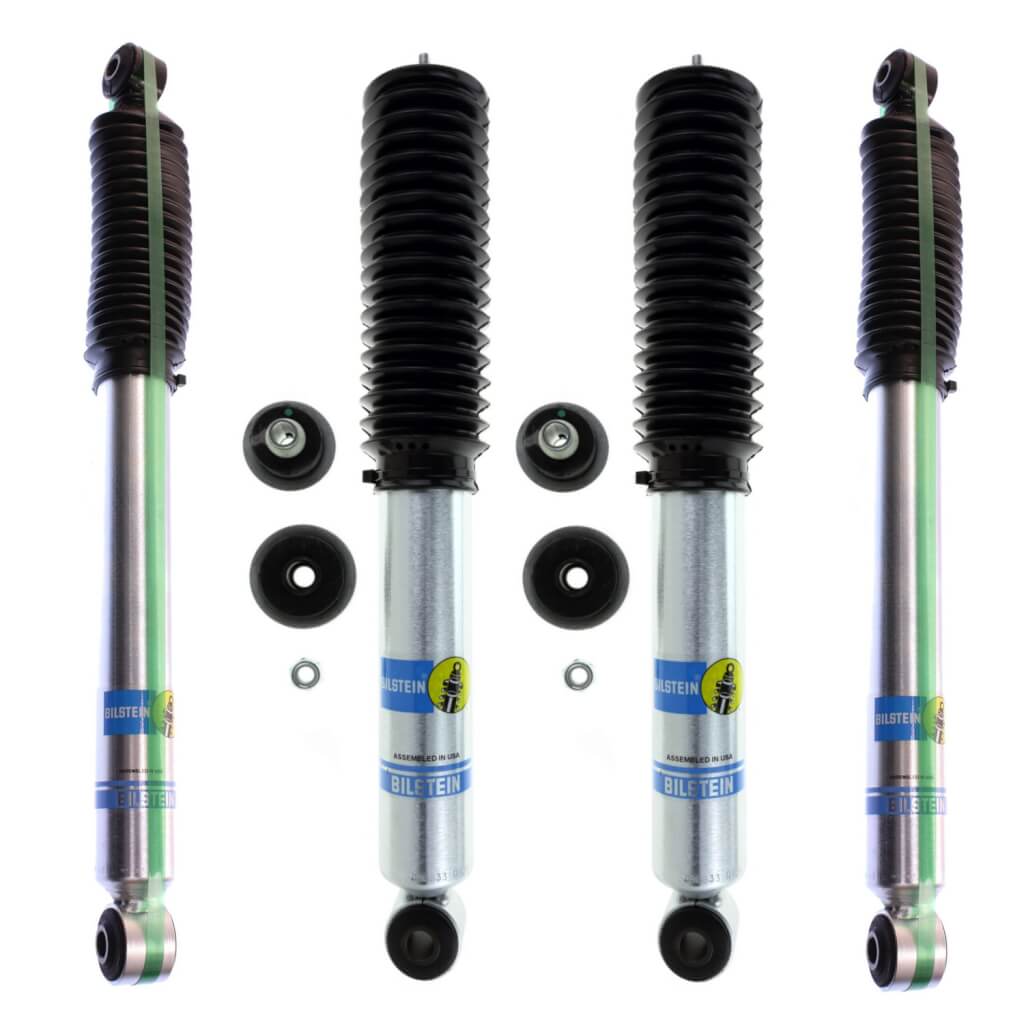 Bilstein 5100 0-2.5″ Front and 4600 Rear Lift Shocks for 03-09 HUMMER H2