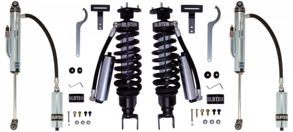 Bilstein B8 8112 ZoneControl CR 0.6-2.6″ Front Coilovers B8 8100 (Bypass) 0-2″ Rear Lift Shocks for 2019-2021 Ram 1500 4WD/2WD 5 ft 7 in Bed