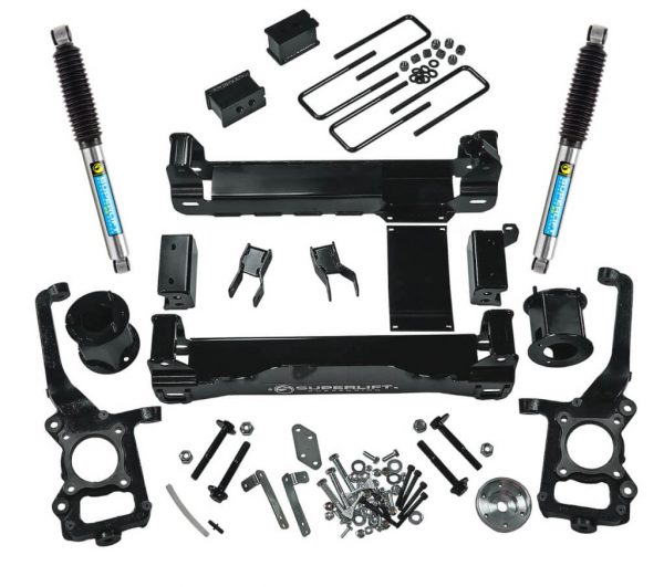 SuperLift 6″ Lift Kit For 2009-2014 Ford F-150 4WD – w/ Bilstein Rear Shocks